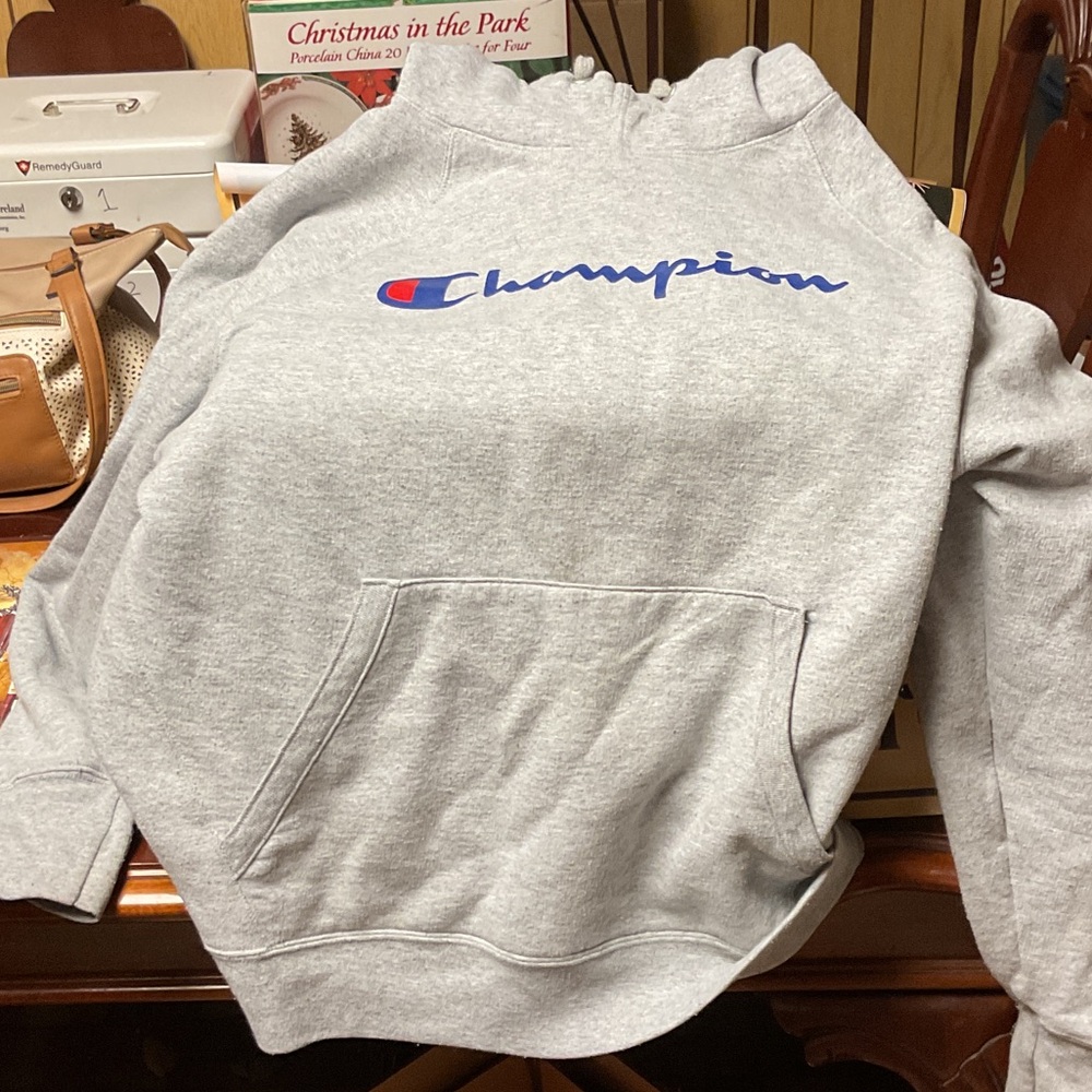 Champion Gray womens hoodie